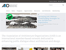 Tablet Screenshot of aaonetwork.org